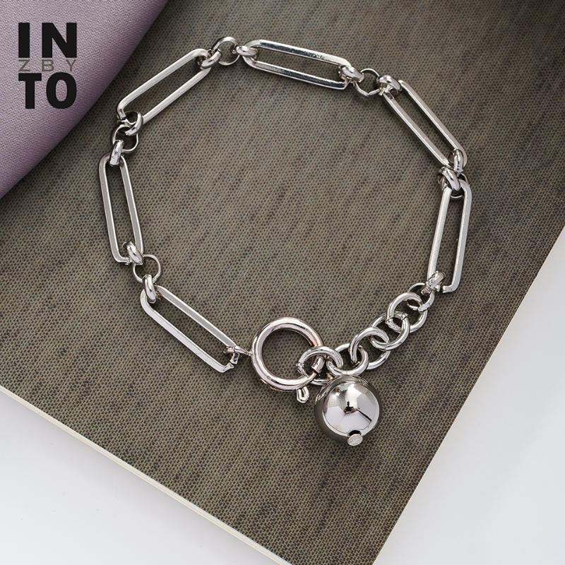 Into zby Charm Brackets Punk Bracelet Oval Heavy Metal Chain Bangle Bracelet femme Fashion Jewelry 2021 Pulseras Mujer Moda Part
Into zby Charm Brackets Punk Bracelet Oval Heavy Metal Chain Bangle Bracelet femme Fashion Jewelry 2021 Pulseras Mujer Moda Part