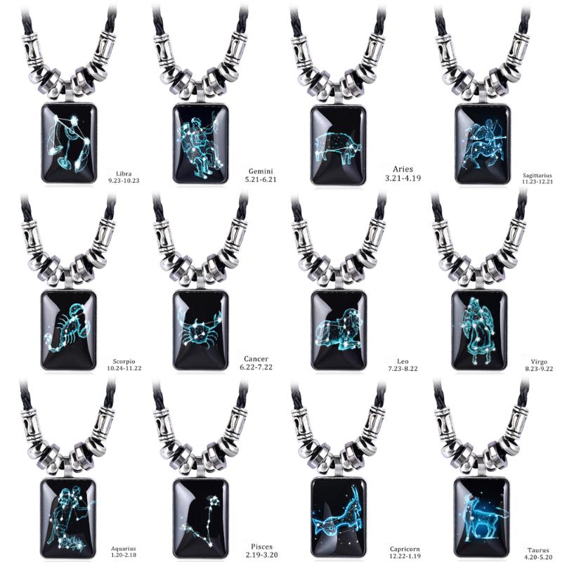 Liujun Newest 12 Twelve Constellations Necklaces Pendants Square Zodiac Choker Necklace for Women Men Long Chain Jewelry Collier
Liujun Newest 12 Twelve Constellations Necklaces Pendants Square Zodiac Choker Necklace for Women Men Long Chain Jewelry Collier