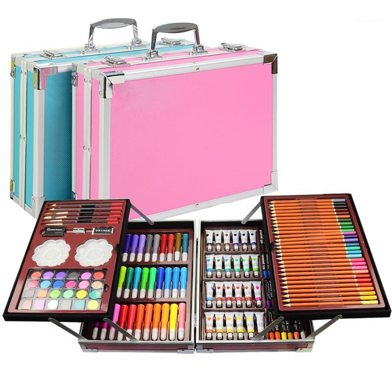 Gift Sets Art Painting Set 145/150/168/208 PCS Water Color Pen Crayon Oil Pastel Colored Pencil Drawing Stationery Kit For Children1
Gift Sets Art Painting Set 145/150/168/208 PCS Water Color Pen Crayon Oil Pastel Colored Pencil Drawing Stationery Kit For Children1