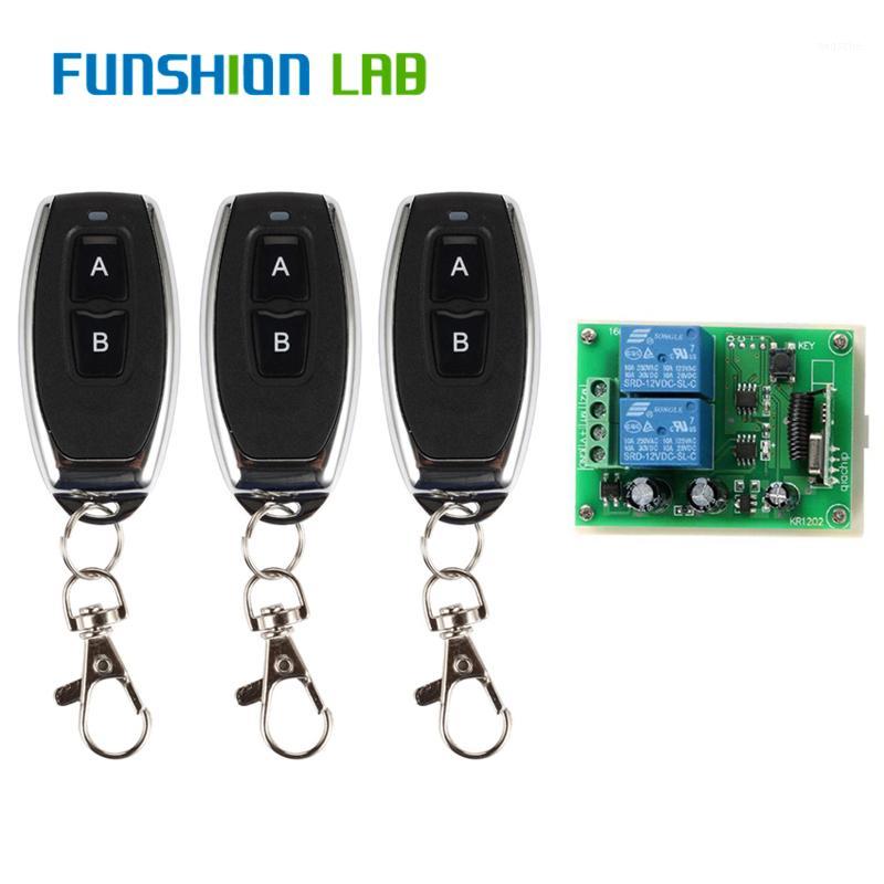 FUNSHION 433Mhz Universal Wireless Remote Control Switch DC12V 2CH RF Relay Receiver Module + 2 CH RF 433 Mhz Remote Transmitter1
FUNSHION 433Mhz Universal Wireless Remote Control Switch DC12V 2CH RF Relay Receiver Module + 2 CH RF 433 Mhz Remote Transmitter1
