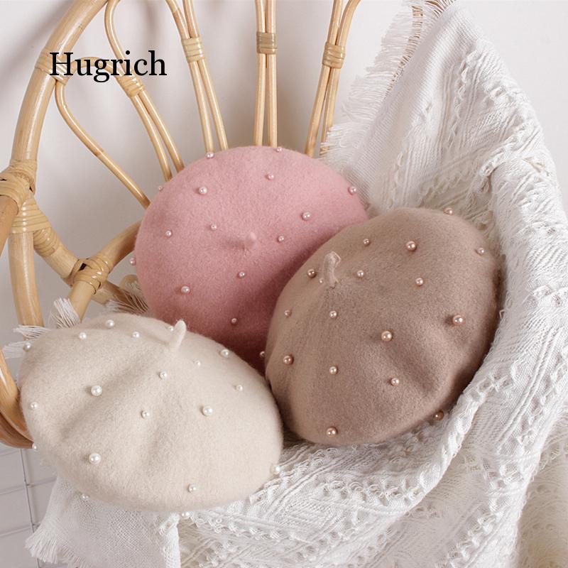 Fashion New Princess Girls Caps Berets Lovely Pearl Beanies Hats Spring Autumn Winter Toddler Hats, White 
Fashion New Princess Girls Caps Berets Lovely Pearl Beanies Hats Spring Autumn Winter Toddler Hats, White