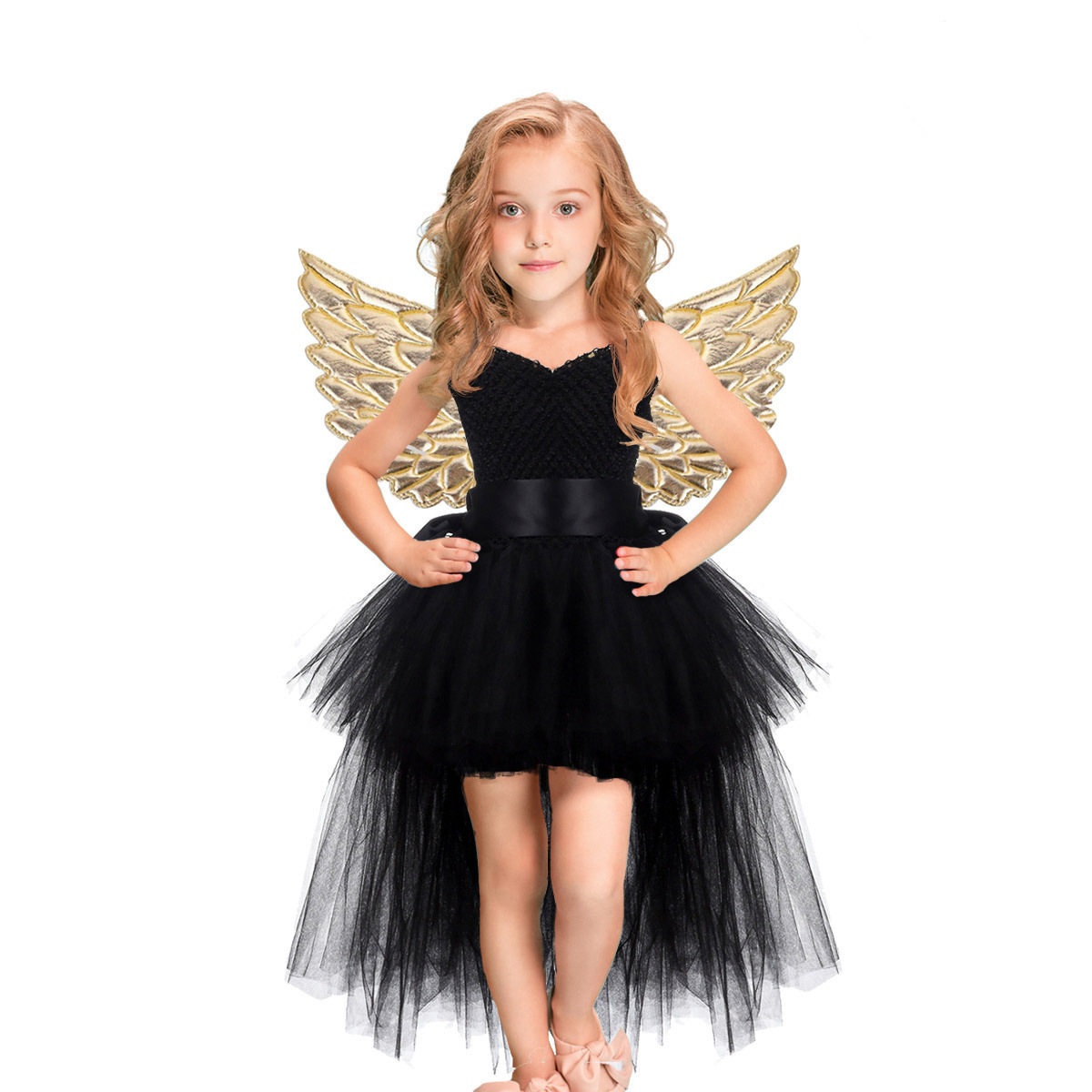 Halloween Unicorn Princess Dress Birthday Party Cosplay Angel Dresses Children Mesh Tutu Skirt Pink Lace Sling Costume for Girls LJ200930