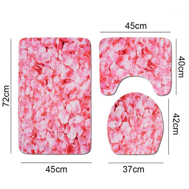 Bath Mats 3 Pieces Rug Set Rose Petals Toilet Floor Contour Mat Lid Top Covers Non-Slip Bathroom
Bath Mats 3 Pieces Rug Set Rose Petals Toilet Floor Contour Mat Lid Top Covers Non-Slip Bathroom