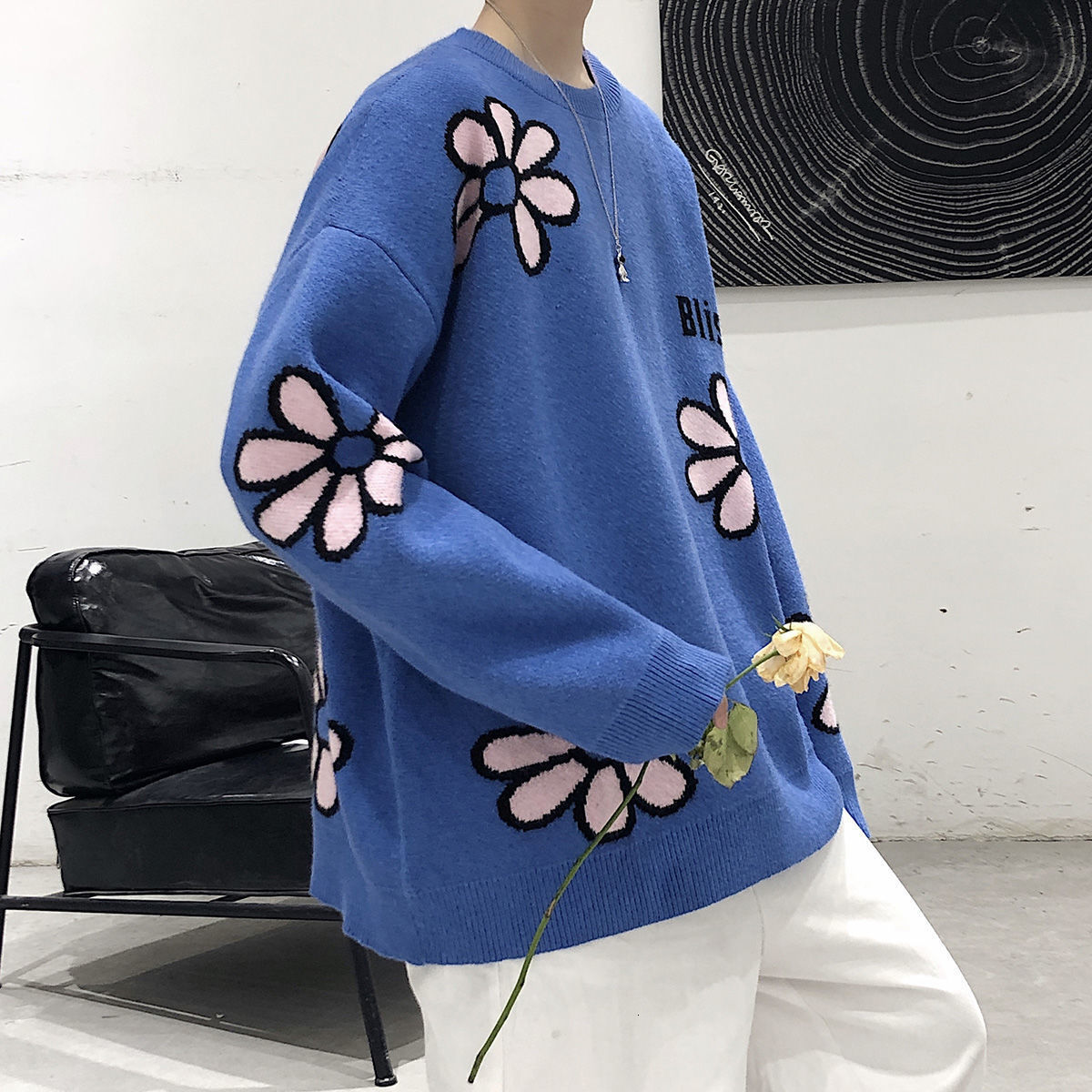 Privathinker Autumn Men's New Sweater Casual Oversize Woman Clothing Graphic Printed Pullovers Fashion Streetwear Sweater 201022