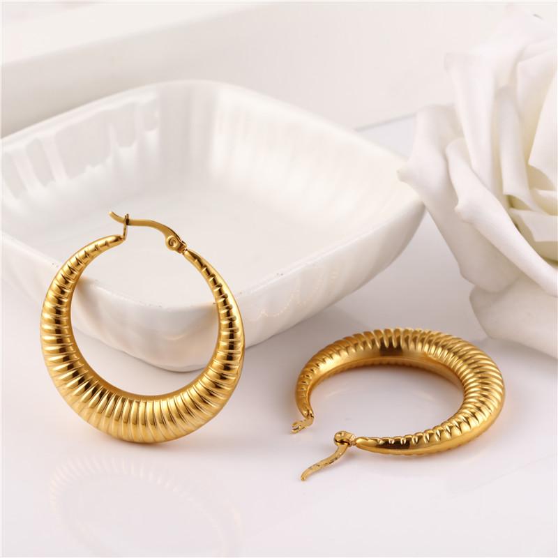 OUFEI Stainless Steel Korean Earrings For Women Hoop Earings Fashion Jewelry Fine Jewelry Woman Accessories Personalized
OUFEI Stainless Steel Korean Earrings For Women Hoop Earings Fashion Jewelry Fine Jewelry Woman Accessories Personalized