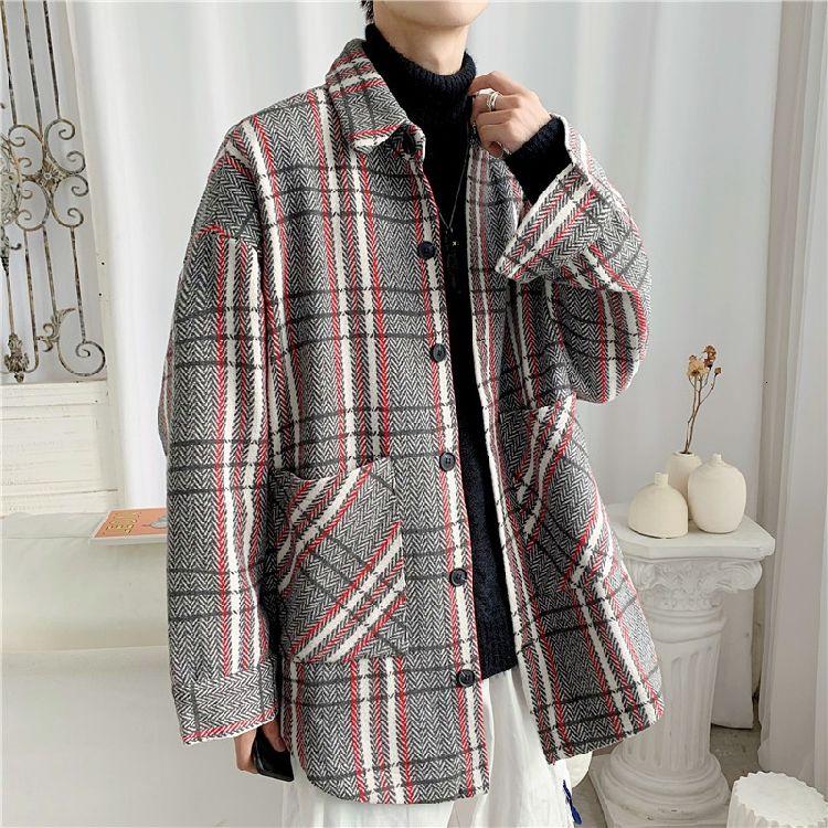 2020 Autumn And Winter New Youth Popular Men's Loose Color Matching Striped Woolen Coat Fashionable Casual Mid-length Top, Black
2020 Autumn And Winter New Youth Popular Men's Loose Color Matching Striped Woolen Coat Fashionable Casual Mid-length Top, Black