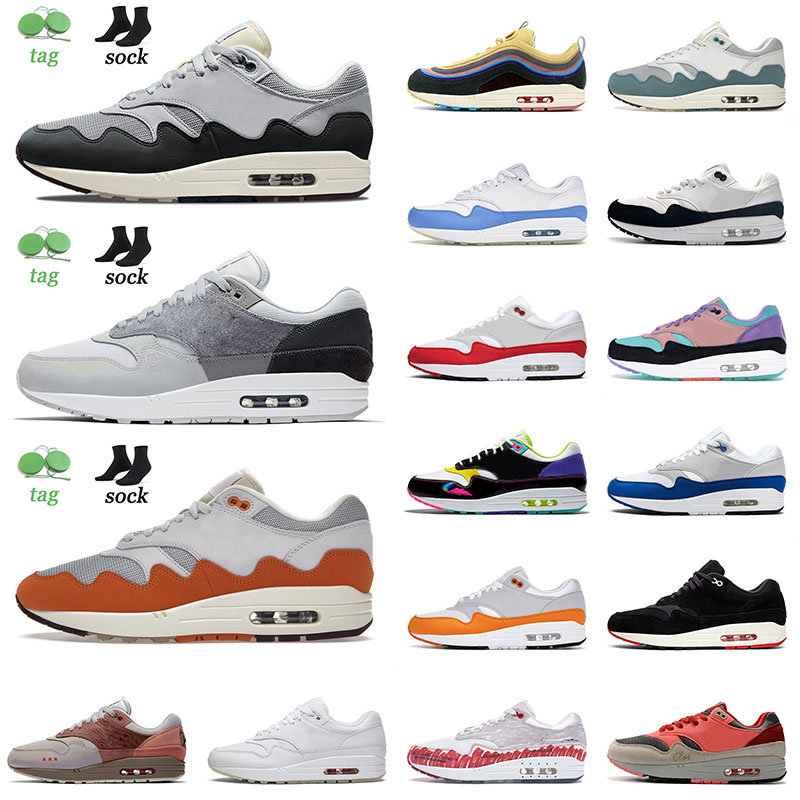 Top Fashion Mens Women Running Shoes Air Cushion Max 1 87s Patta Black Grey Waves Monarch Cave Stone Cactus Jack Baroque Brown Sneakers, D2 bacon 36-45
Top Fashion Mens Women Running Shoes Air Cushion Max 1 87s Patta Black Grey Waves Monarch Cave Stone Cactus Jack Baroque Brown Sneakers, D2 bacon 36-45