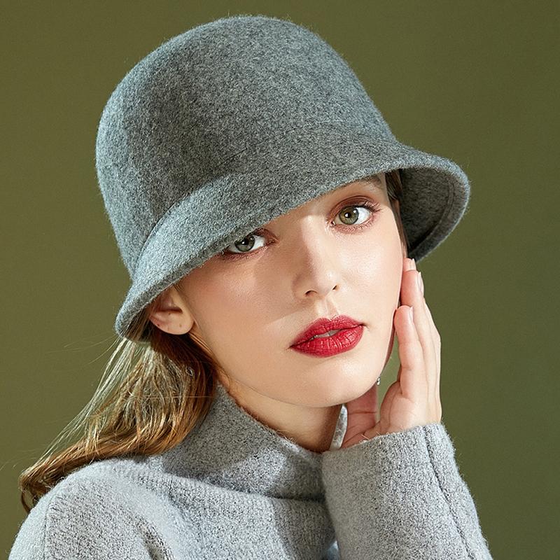 Woollen fedora ladies hat winter street fashion hat slant fisherman versatile fashion 2020204, Black
Woollen fedora ladies hat winter street fashion hat slant fisherman versatile fashion 2020204, Black