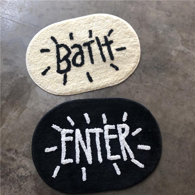 Cushion/Decorative Pillow Dropship Black And White Letters Enter Bath Indoor Absorbs Doormat Non Slip Door Mat For Front Inside Floor Entran
Cushion/Decorative Pillow Dropship Black And White Letters Enter Bath Indoor Absorbs Doormat Non Slip Door Mat For Front Inside Floor Entran