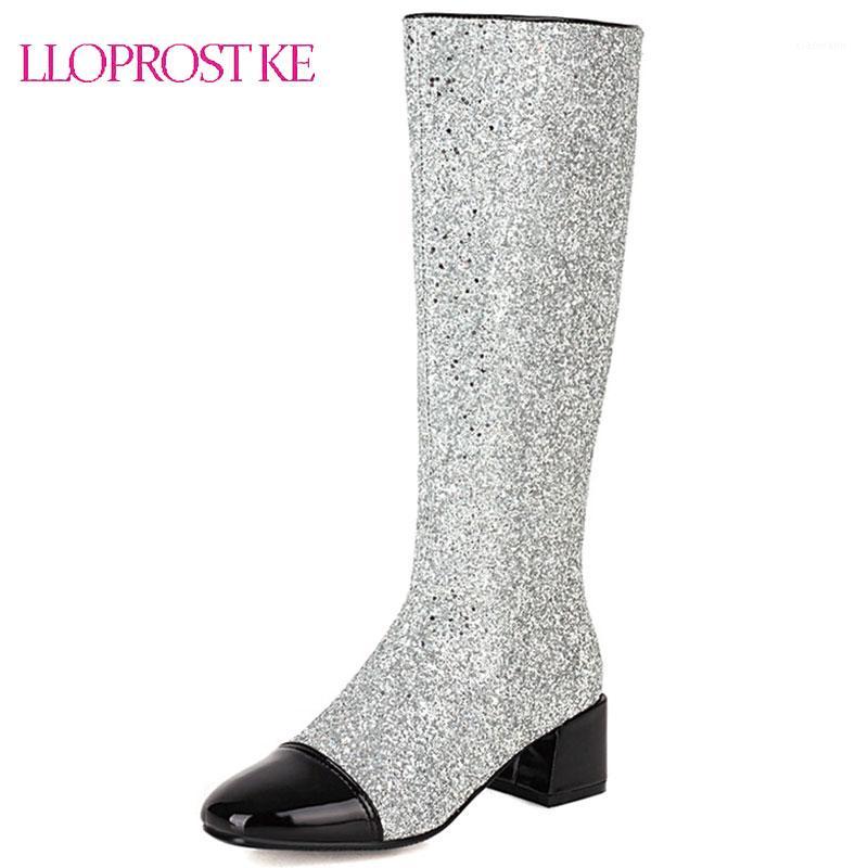 Lloprost ke 2020 Fashion Bling Women Knee High Boots Thick Heel Zipper Women Long Boots Ladies Winter Black Silver Gold1
Lloprost ke 2020 Fashion Bling Women Knee High Boots Thick Heel Zipper Women Long Boots Ladies Winter Black Silver Gold1