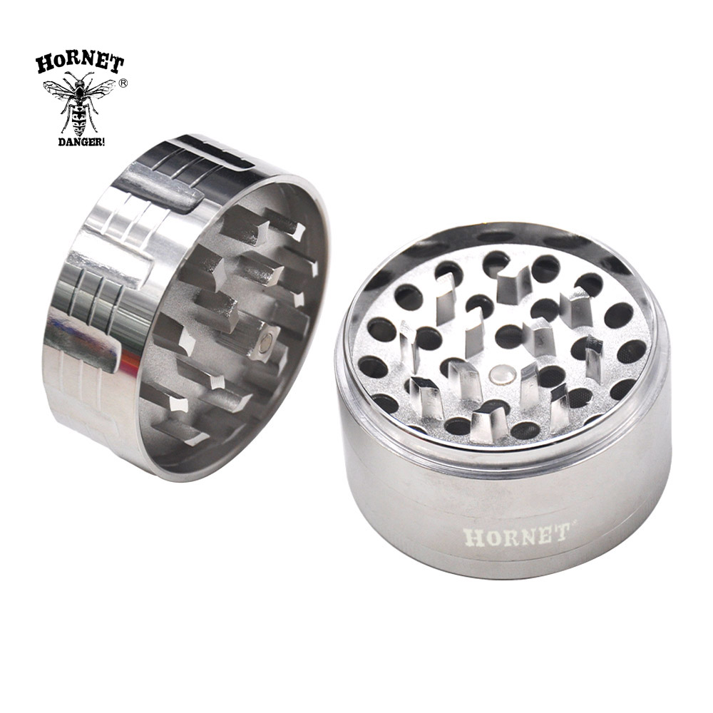 HORNET Metal Tobacco Grinder With Cigar Holder 2.5 Inch 4 Piece Zinc Alloy Smoking Herb Miller With Razor-sharp Teeth
HORNET Metal Tobacco Grinder With Cigar Holder 2.5 Inch 4 Piece Zinc Alloy Smoking Herb Miller With Razor-sharp Teeth