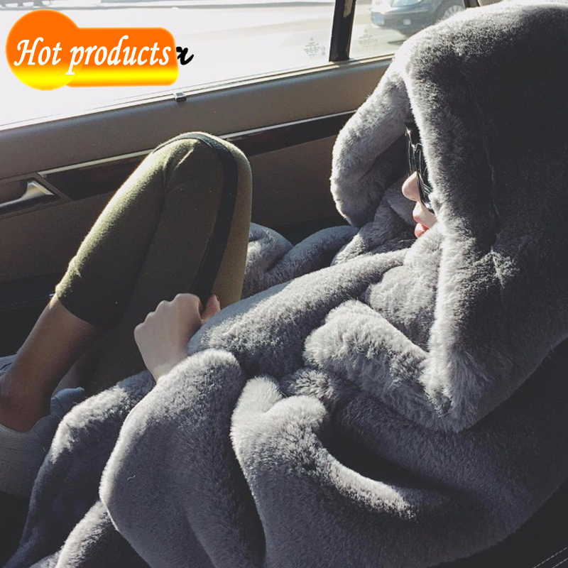 imitation mink skin with hood long furry female of fake fur coat WD64, Ash
imitation mink skin with hood long furry female of fake fur coat WD64, Ash