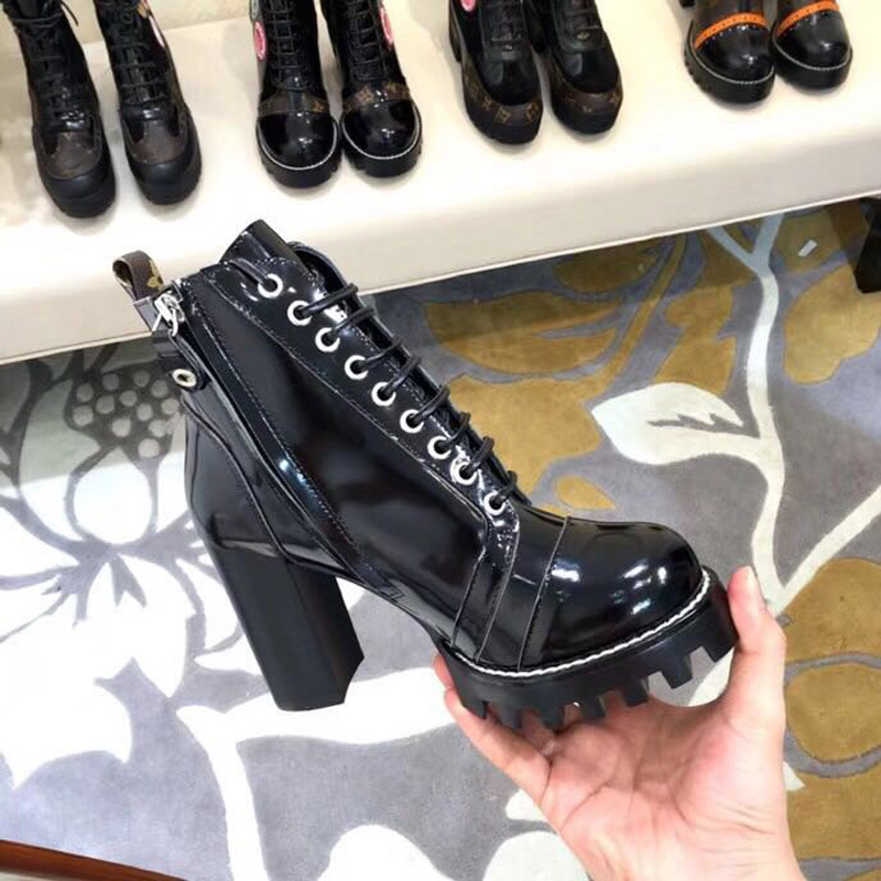 Women Shoes Winter Black Platform Ankle Boots Luxury Round Toe High Heels Lace Up Ladies Shoes Woman Botas Mujer Invierno Scarpes redszds
Women Shoes Winter Black Platform Ankle Boots Luxury Round Toe High Heels Lace Up Ladies Shoes Woman Botas Mujer Invierno Scarpes redszds