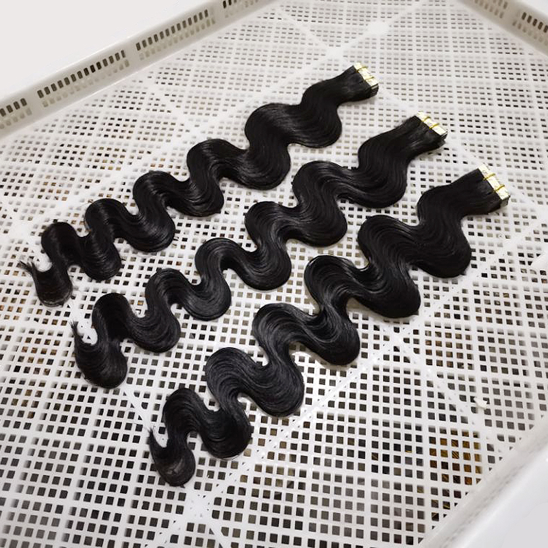 Skin Weft Tape In Hair Extensions Human For VIP customer customization factory Outlet wholesale 55cm 150g/60piece