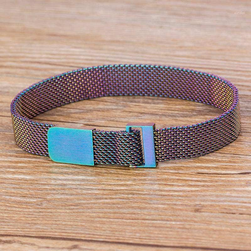 Classic Stainless Steel Magnetic Mesh Strap Bracelets Watch Strap 7 Colors Choice For Men and Women Lovers Bangle Jewelry Gift1
Classic Stainless Steel Magnetic Mesh Strap Bracelets Watch Strap 7 Colors Choice For Men and Women Lovers Bangle Jewelry Gift1