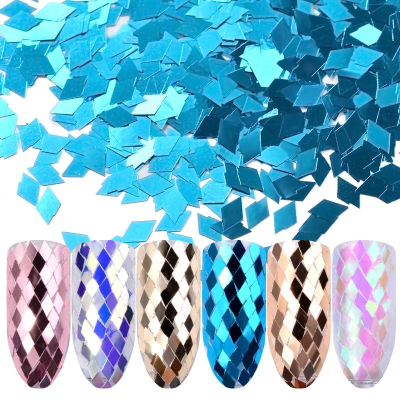 Manicure Diamond-Shaped Sequins Set Laser Glitter Jewelry Nail Glitter DIY Nail Ornament Jewelry 6 Color Pack
Manicure Diamond-Shaped Sequins Set Laser Glitter Jewelry Nail Glitter DIY Nail Ornament Jewelry 6 Color Pack