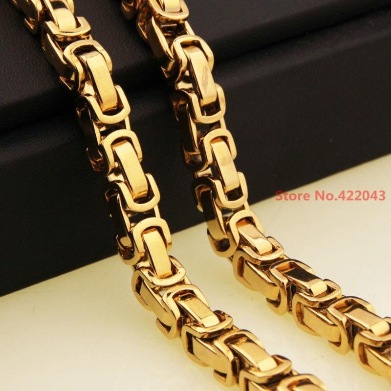 Chains Cool Modal Casual Men 5/6/8mm Byzantine Stainless Steel Braided Chain Bracelet Necklaces Gold Color Charming Mens Jewelry 7-40"
Chains Cool Modal Casual Men 5/6/8mm Byzantine Stainless Steel Braided Chain Bracelet Necklaces Gold Color Charming Mens Jewelry 7-40"