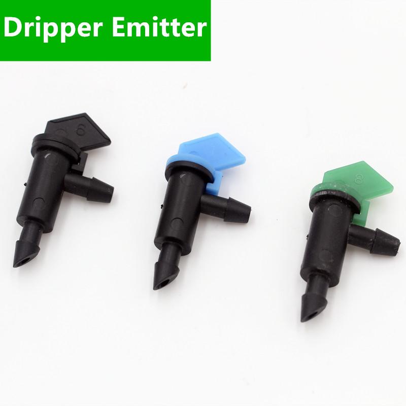 200pcs/pack 4L 8L 16L/H Flag Drip Emitters Outlet Barb For Use With 1/4in. Micro Tubing Drip Irrigation Fittings Take Apart N106, 16l 200pcs
200pcs/pack 4L 8L 16L/H Flag Drip Emitters Outlet Barb For Use With 1/4in. Micro Tubing Drip Irrigation Fittings Take Apart N106, 16l 200pcs