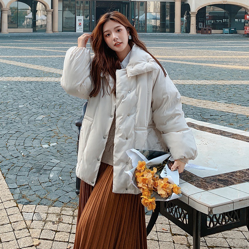 2021 New Korean Style Women Parkas Solid Long Sleeves Mid-length Single Breasted Thick Female Winter Coat ANWX, Gray.
2021 New Korean Style Women Parkas Solid Long Sleeves Mid-length Single Breasted Thick Female Winter Coat ANWX, Gray.
