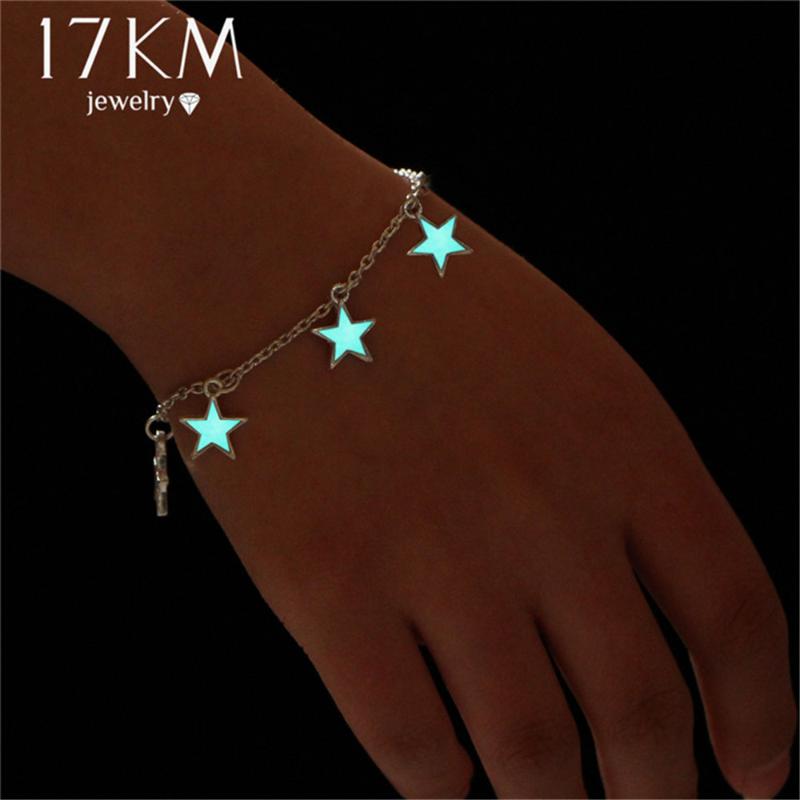 Link, Chain 17KM Blue Luminous Star Pendant Bracelets For Women 2021 Pretty Statement Bracelet Bangles Pulseira Feminina Party Jewelry
Link, Chain 17KM Blue Luminous Star Pendant Bracelets For Women 2021 Pretty Statement Bracelet Bangles Pulseira Feminina Party Jewelry