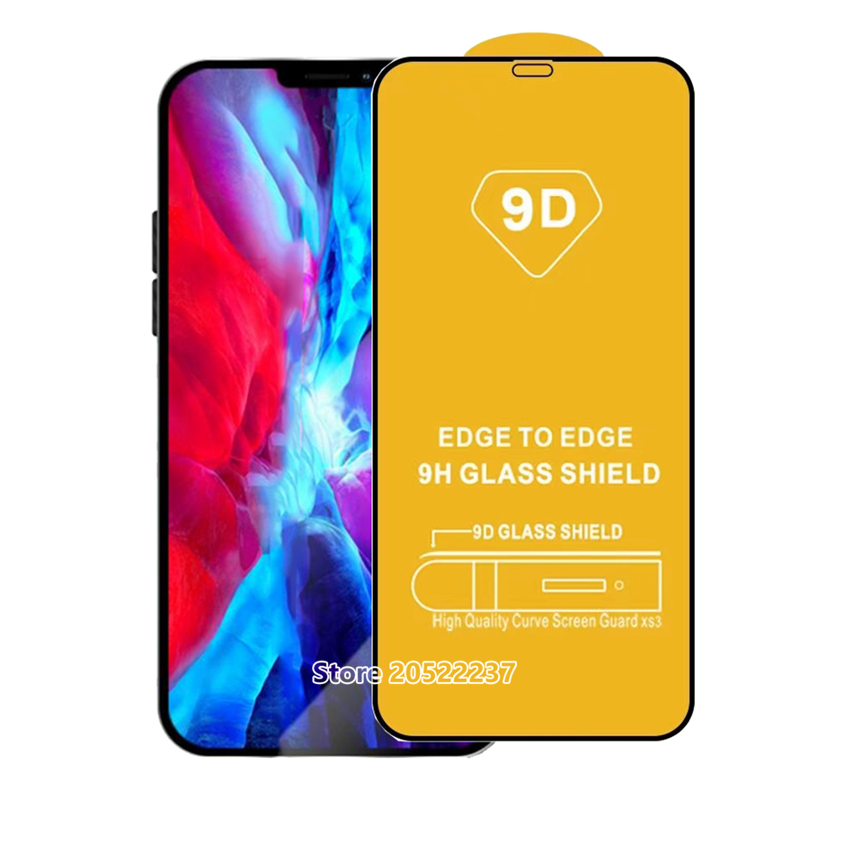 9D Cover Tempered Glass Full Glue 9H Screen Protector for iPhone 13 12 11 Pro Max XS XR X 8 Samsung S20 FE S21 Plus A12 A02S A32 A42 A52 A72 5G A31 A51 A71 A21S Huawei P40 P Smart
9D Cover Tempered Glass Full Glue 9H Screen Protector for iPhone 13 12 11 Pro Max XS XR X 8 Samsung S20 FE S21 Plus A12 A02S A32 A42 A52 A72 5G A31 A51 A71 A21S Huawei P40 P Smart