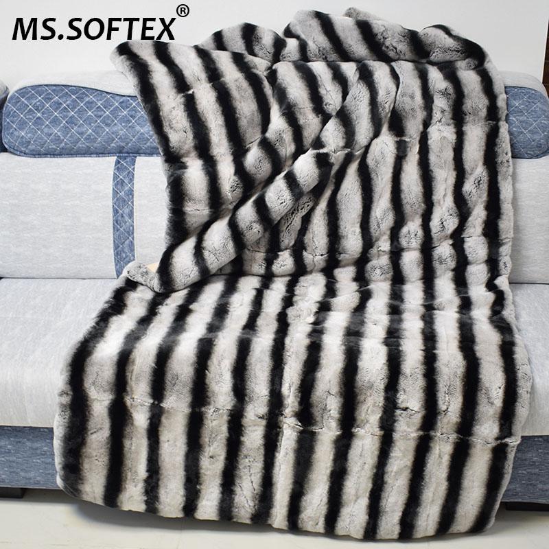 MS.Softex Chinchilla Rex Real Rex Fur Throw Luxury Natural Fur Blanket Bedcover Bed Runner Home Decoration
MS.Softex Chinchilla Rex Real Rex Fur Throw Luxury Natural Fur Blanket Bedcover Bed Runner Home Decoration