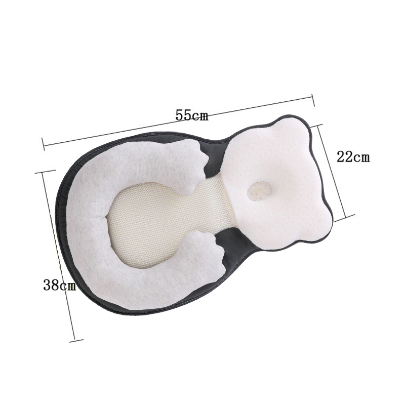 Baby Anti-roll Pillow Newborn Prevent Flat Head Infant Sleep Positioner Cushion for Toddler Baby Crib Cradle Cot Nest Bassinet LJ201014