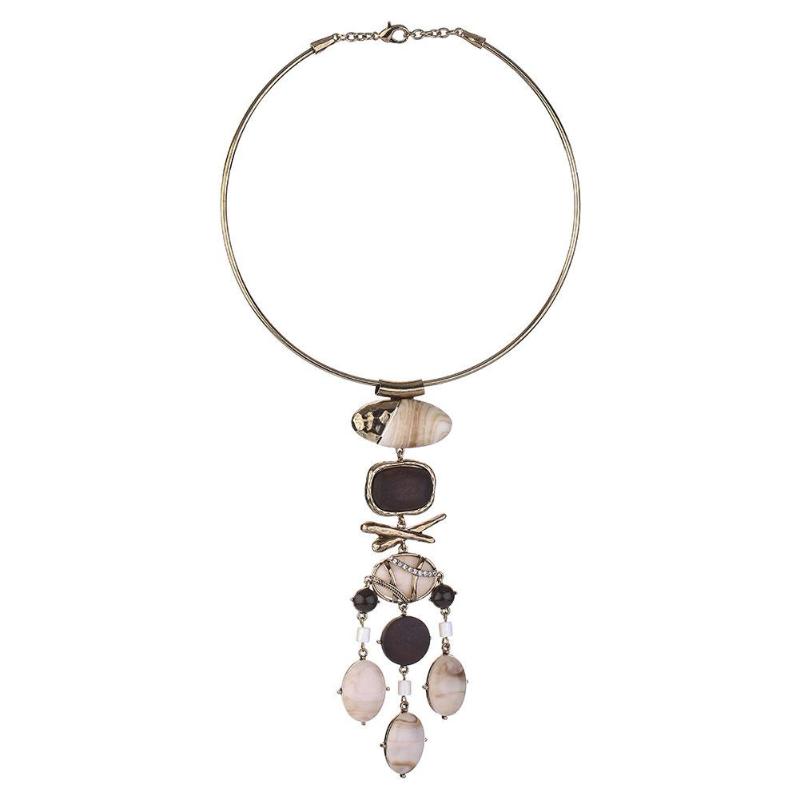 Bohemia Resin Inlaid Long Pendant Iron Women Necklace Jewelry Charm Gift New 2020 Shipping
Bohemia Resin Inlaid Long Pendant Iron Women Necklace Jewelry Charm Gift New 2020 Shipping