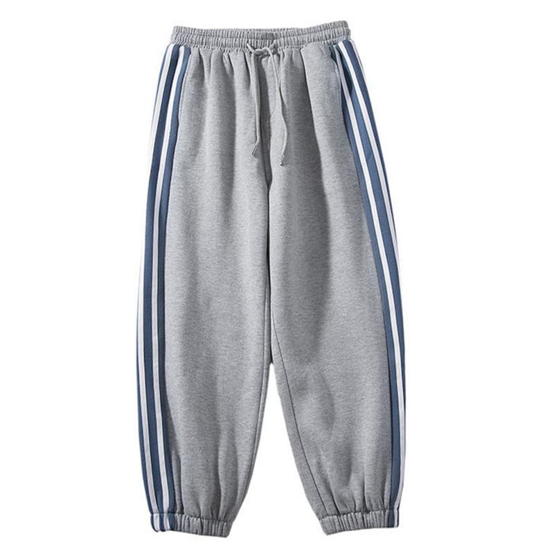New Fashion Youth Side Stripe Training Sports Pants Men Fitness Jogging Loose Trousers Male Elastic Waist Sweatpants, Gray 1116
New Fashion Youth Side Stripe Training Sports Pants Men Fitness Jogging Loose Trousers Male Elastic Waist Sweatpants, Gray 1116