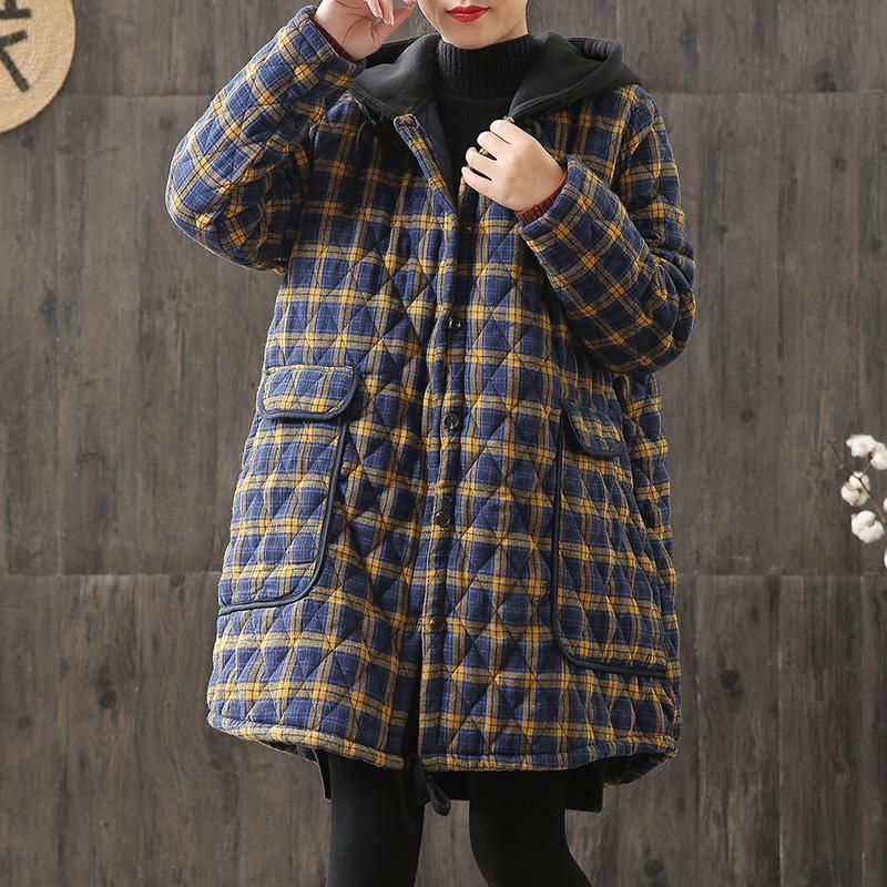 Johnature Women Hooded Plaid Parkas Vintage Button Coats Loose 2020 Autumn Winter New Pockets Female Casual Warm Parkas Coats, Red
Johnature Women Hooded Plaid Parkas Vintage Button Coats Loose 2020 Autumn Winter New Pockets Female Casual Warm Parkas Coats, Red