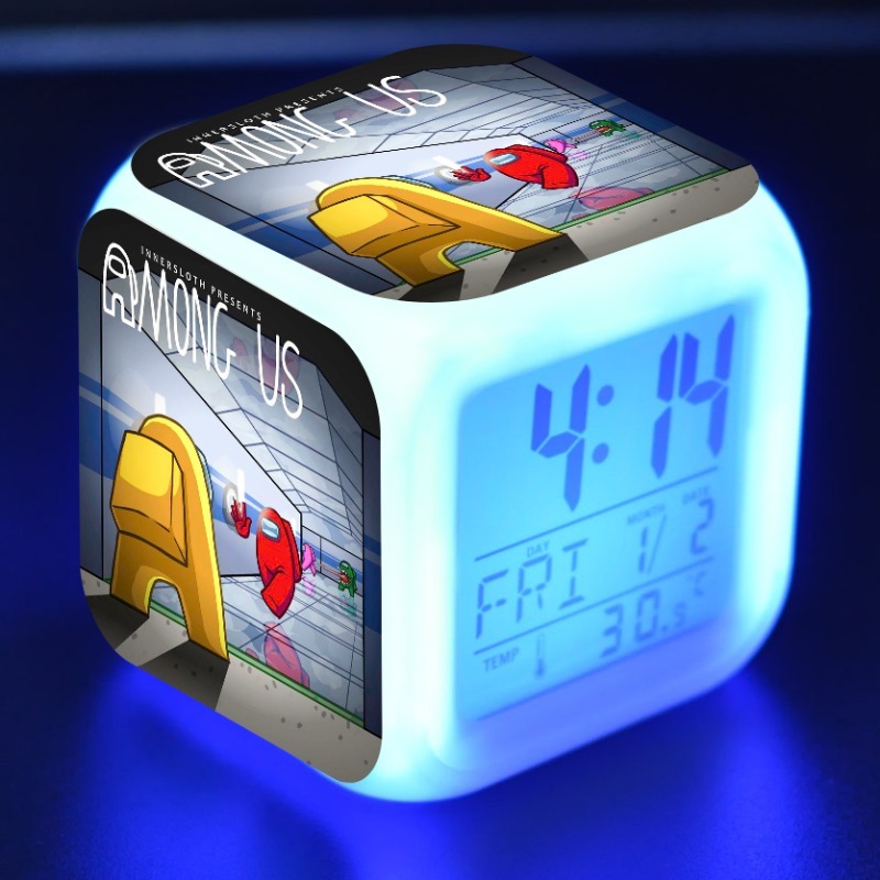 Hot Among Us Game Figurine Model LED Color Touch Light Alarm Clock PVC action & toy figures boys X0121
Hot Among Us Game Figurine Model LED Color Touch Light Alarm Clock PVC action & toy figures boys X0121