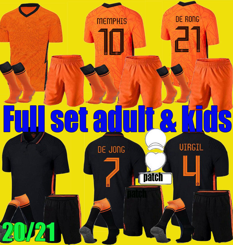 men kids 20 21 Netherlands soccer jerseys DE JONG WIJNALDUM Holland VIRGIL football kits shirt 2020 2021 STROOTMAN MEMPHIS boys set uniforms, Black;yellow
men kids 20 21 Netherlands soccer jerseys DE JONG WIJNALDUM Holland VIRGIL football kits shirt 2020 2021 STROOTMAN MEMPHIS boys set uniforms, Black;yellow
