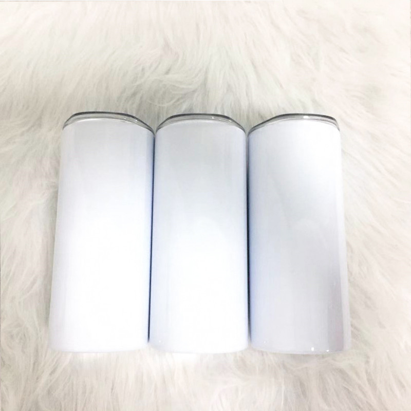 Sublimation 15oz Skinny Tumbler Stainless Steel Straight Cup With Straws Lids Heat Transfer Travel Mugs Slim Vacuum Flask Coffee Mug, White
Sublimation 15oz Skinny Tumbler Stainless Steel Straight Cup With Straws Lids Heat Transfer Travel Mugs Slim Vacuum Flask Coffee Mug, White