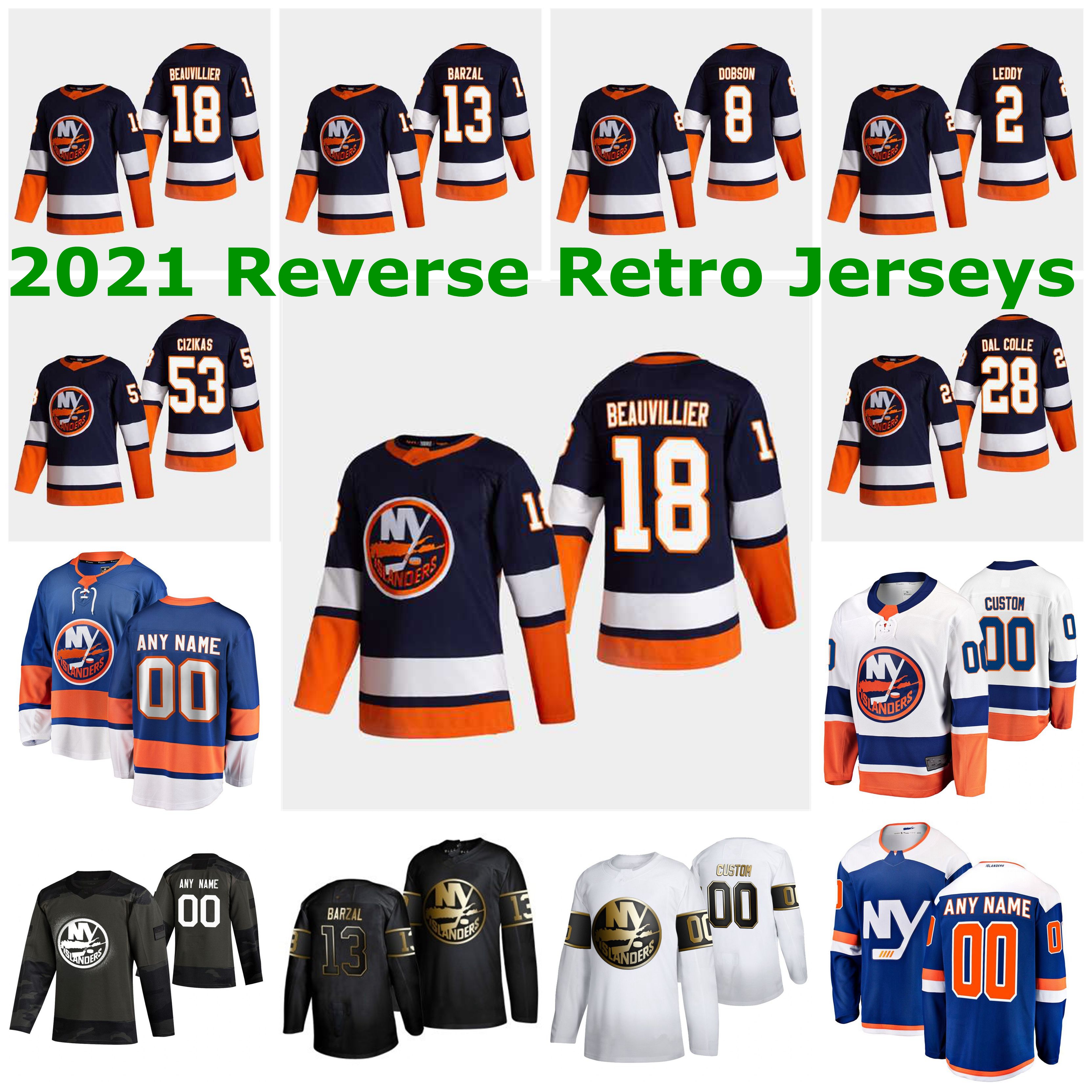 New York Islanders 2021 Reverse Retro Jerseys 13 Mathew Barzal Jersey 27 Anders Lee Matt Martin Josh Bailey Cal Clutterbuck Custom Stitched, Black;red
New York Islanders 2021 Reverse Retro Jerseys 13 Mathew Barzal Jersey 27 Anders Lee Matt Martin Josh Bailey Cal Clutterbuck Custom Stitched, Black;red