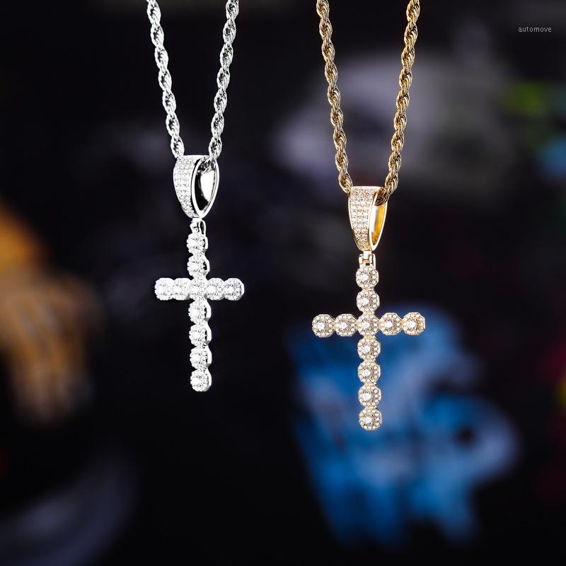 Hip Hop Micro Pave Cubic Ziaconia Bling Iced Out Cross Pendants Necklace Gold Color CZ Necklaces Men Women Fashion Jewelry1
Hip Hop Micro Pave Cubic Ziaconia Bling Iced Out Cross Pendants Necklace Gold Color CZ Necklaces Men Women Fashion Jewelry1