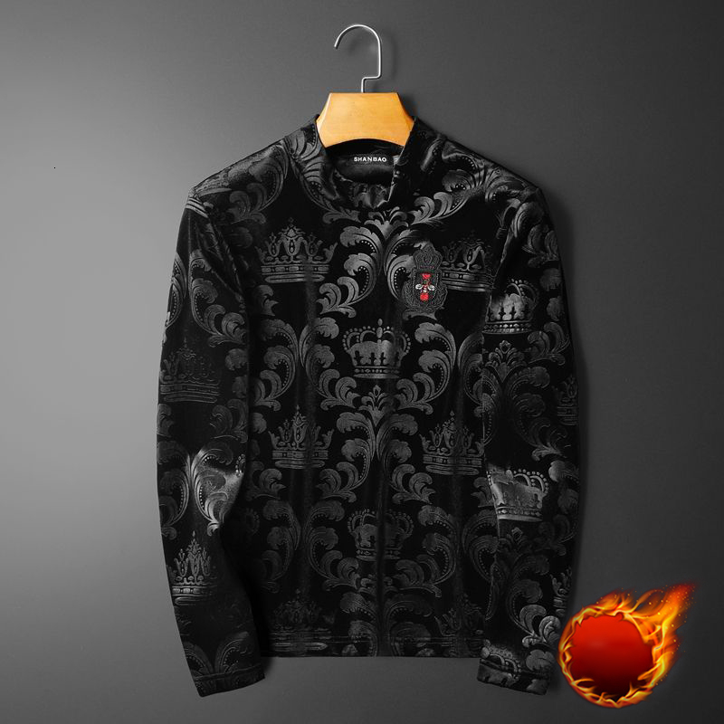 Velvet Shirt Turtleneck, Black Shirt, Poleron Ka9u, The shown in figure