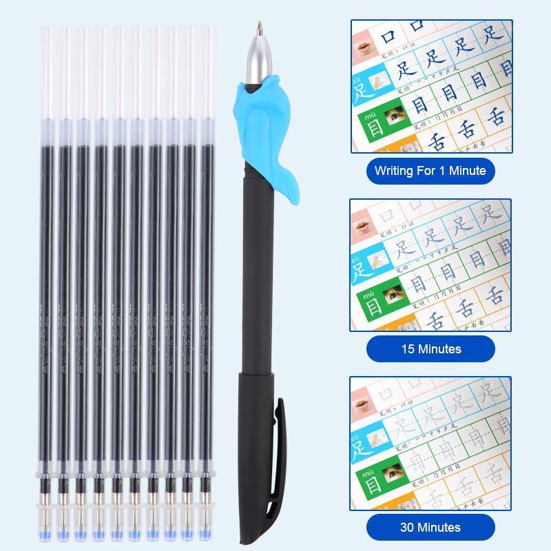 Magic Joke Ball Pen Invisible Slowly Disappear Ink Within One Hour Material Escolar Ballpoint Pens + 10 Pcs Refill Pen Holder1
Magic Joke Ball Pen Invisible Slowly Disappear Ink Within One Hour Material Escolar Ballpoint Pens + 10 Pcs Refill Pen Holder1