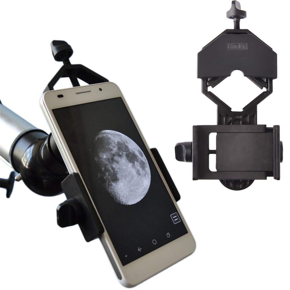 Gosky Universal Cell Phone Adapter Mount - Compatible Binocular Monocular Spotting Scope Telescope Microscope-Fits almost all LJ201114
Gosky Universal Cell Phone Adapter Mount - Compatible Binocular Monocular Spotting Scope Telescope Microscope-Fits almost all LJ201114