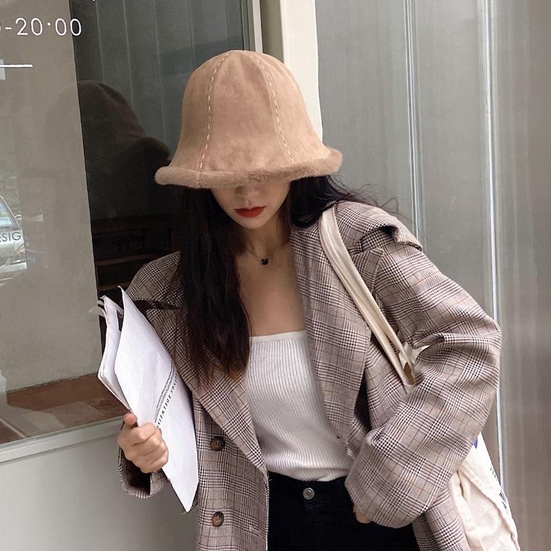 2020 New Winter Woman Hats Suede Reversible Fisherman Hat Women Fashion All-Match Retro Cool Plush Big Brim Hat Autumn And Winte, Black
2020 New Winter Woman Hats Suede Reversible Fisherman Hat Women Fashion All-Match Retro Cool Plush Big Brim Hat Autumn And Winte, Black