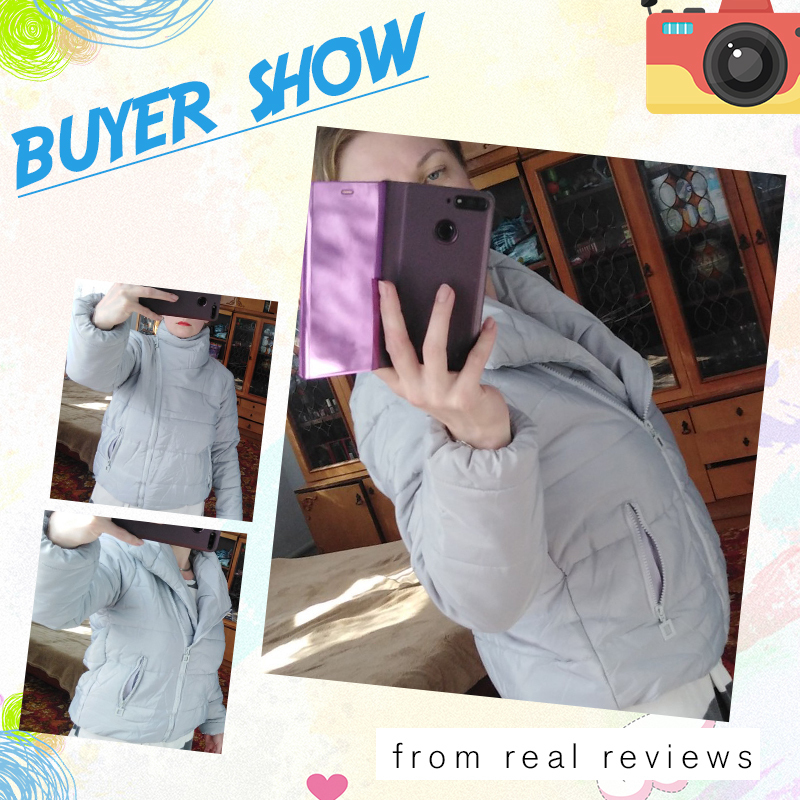 Women Short Parka Jacket Winter Cotton Padded Solid Park Female Coats Autumn Casual Zipper Turn Down Collar Jackets Woman 201127