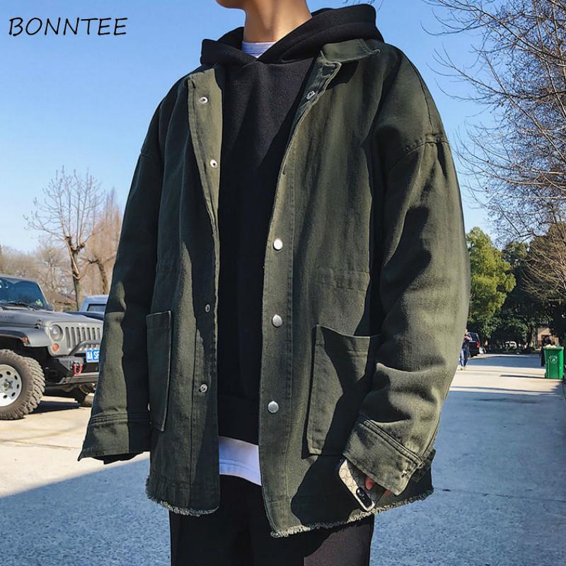 Men Jackets Denim Washed Classic Basic Males Korean Style Fashionable Comfortable Single Breasted Turn-down Collar with Pockets, Army green
Men Jackets Denim Washed Classic Basic Males Korean Style Fashionable Comfortable Single Breasted Turn-down Collar with Pockets, Army green