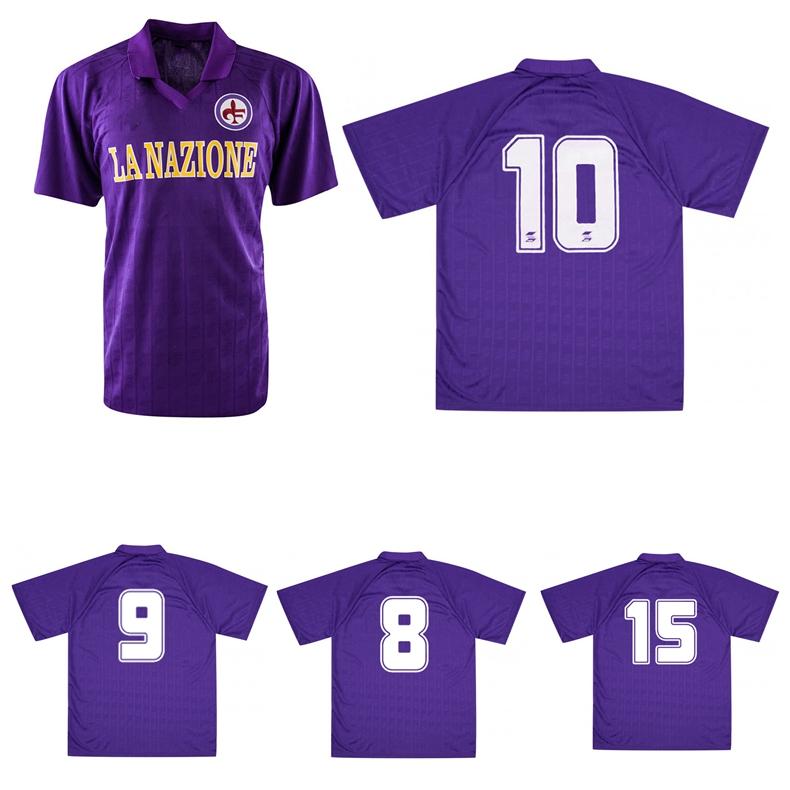 Retro classic 1989 1990 Fiorentina soccer jerseys R.BAGGIO DUNGA 89/90 Retro football shirt S-2XL, 89/90 home
Retro classic 1989 1990 Fiorentina soccer jerseys R.BAGGIO DUNGA 89/90 Retro football shirt S-2XL, 89/90 home