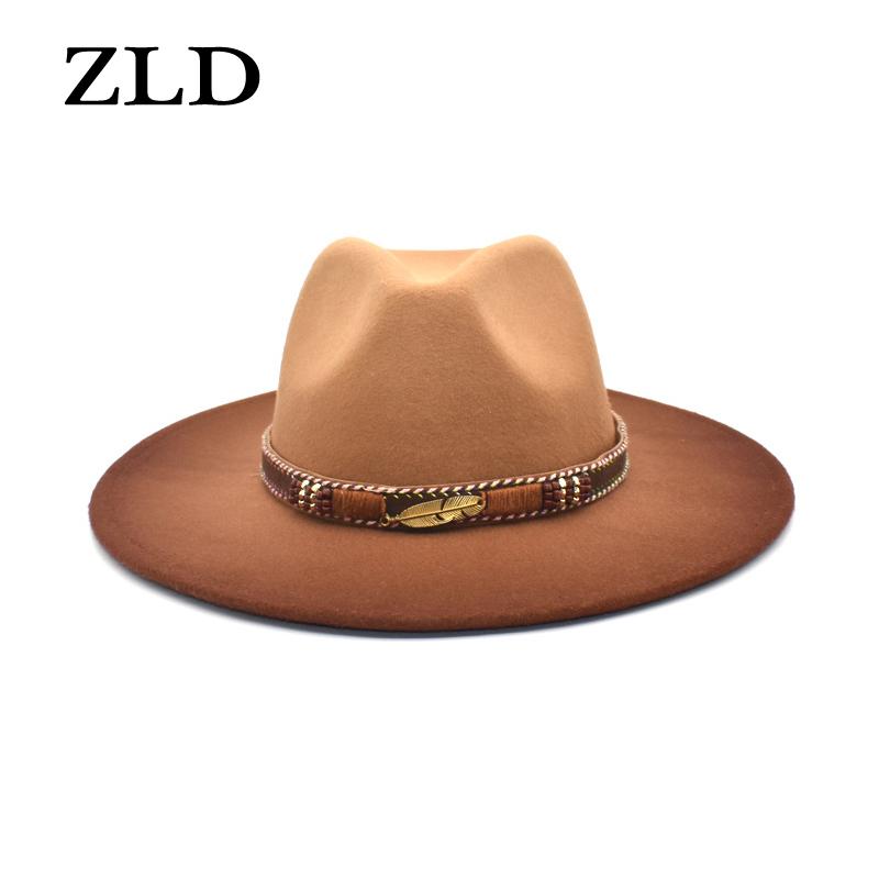 Wide Brim Hats ZLD Autumn Winter Classic Women Jazz Fashion Flat Cap Fedoras Hat Casual Cowboy Ladies Elegant Gentleman Caps
Wide Brim Hats ZLD Autumn Winter Classic Women Jazz Fashion Flat Cap Fedoras Hat Casual Cowboy Ladies Elegant Gentleman Caps