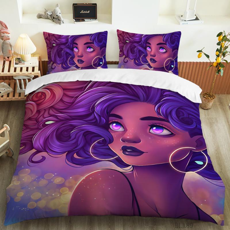 3D African Girl Woman Printing Duvet Cover with Pillowcases Luxury Bedding Set Comforter Set Bed Full Queen King Size, Blx101
3D African Girl Woman Printing Duvet Cover with Pillowcases Luxury Bedding Set Comforter Set Bed Full Queen King Size, Blx101
