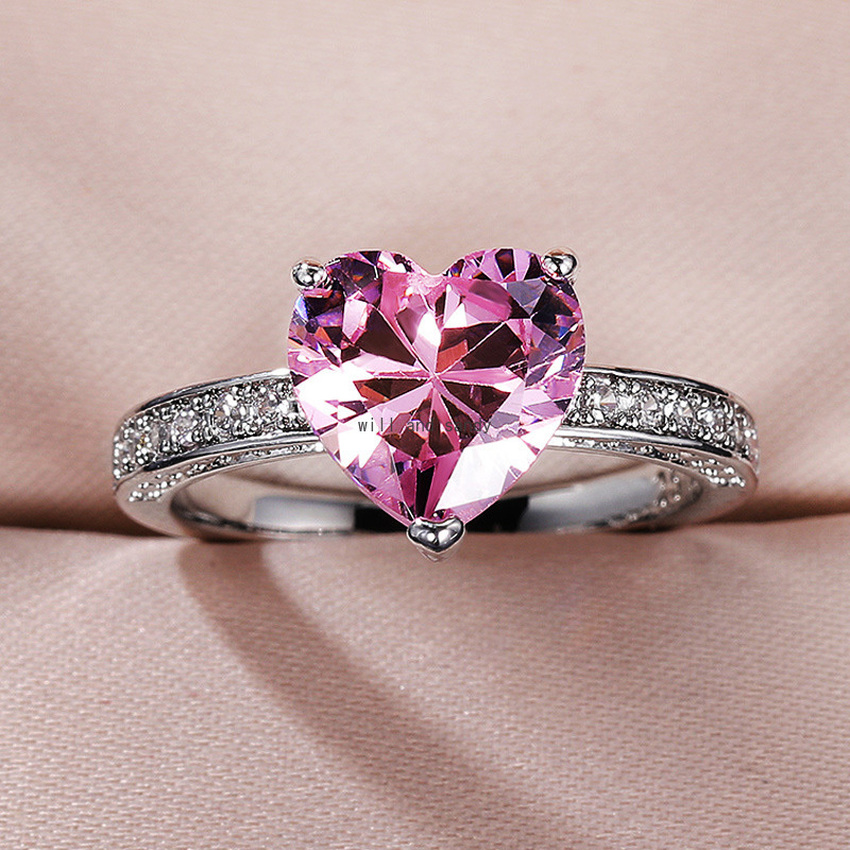 Love Crystal Heart Zircon Rings Band Finger for Women Copper Ring Girl Friend Vanlentine's Gift Fashion Jewelry Will and Sandy
Love Crystal Heart Zircon Rings Band Finger for Women Copper Ring Girl Friend Vanlentine's Gift Fashion Jewelry Will and Sandy