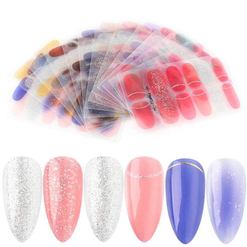 1pcs Full Cover Nail Sticker Decals Shiny Sequins Sliders For Foil Wraps Manicure Adhesive Nail Art Decorations Sticker NF1815-1, Fn4042
1pcs Full Cover Nail Sticker Decals Shiny Sequins Sliders For Foil Wraps Manicure Adhesive Nail Art Decorations Sticker NF1815-1, Fn4042