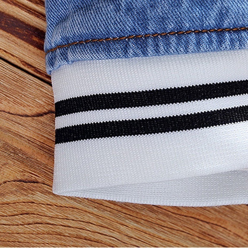 Mens Denim Jacket New Spring Casual Slim Fit Stand Collar Pilot Zipper Jackets Male Streetwear Men Loose Jean Fashion Coats 201119