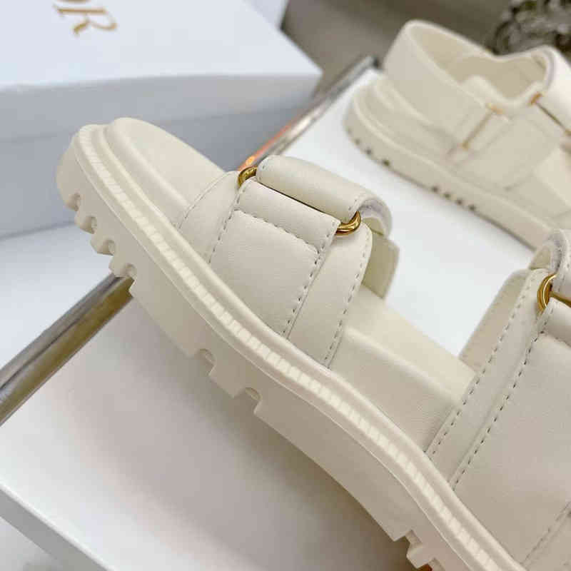 64% OFF designer slippers 2022d metal buckle letter thick Velcro flat bottom one-sided belt sandals, White
64% OFF designer slippers 2022d metal buckle letter thick Velcro flat bottom one-sided belt sandals, White