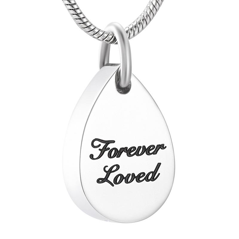 IJD9999 Stainless Steel Souvenir FOREVER LOVED Pendant Cremation Keepsake Necklace for Ashes Urn Memorial Jewelry
IJD9999 Stainless Steel Souvenir FOREVER LOVED Pendant Cremation Keepsake Necklace for Ashes Urn Memorial Jewelry