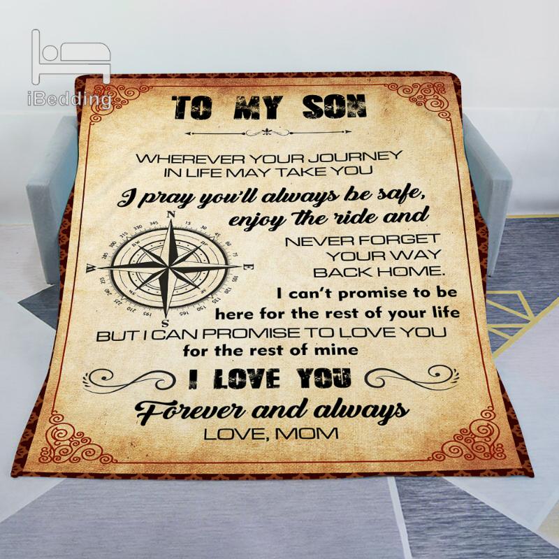 Printed Warm Letter Design Blanket To My Son Warm Cozy Letter Fleece Throw Blanket Flannel Blankets for Sofa Customized DIY
Printed Warm Letter Design Blanket To My Son Warm Cozy Letter Fleece Throw Blanket Flannel Blankets for Sofa Customized DIY